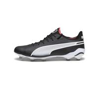 PUMA Zapatillas de atletismo unisex King Ultimate Fg/Ag, Puma Black PUMA White Fire Orc, 46.5 EU