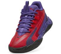PUMA Zapatillas de baloncesto juveniles Dagger 2 Mid, Team Violet For All Time Red Black Purple, 37 EU