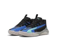 PUMA Zapatillas de Baloncesto Dagger 2 Mid Niños 38.5, Black Bluemazing Aquatic Blue Green