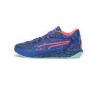 PUMA Zapatillas de baloncesto Stewie 4 Night Vision para mujer, Calzado, Vivid Azul/Electric Peppermint, 42.5 42.5
