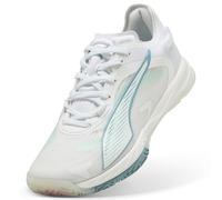 PUMA Zapatillas de balonmano Accelerate NITRO™ SQD 4 Game On para mujer, Calzado, Blanco, 37.5 37.5