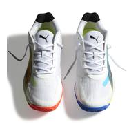 PUMA Zapatillas de balonmano Accelerate Turbo 4 Game On unisex, Calzado, Blanco, 43