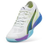 PUMA Zapatillas de balonmano Eliminate NITRO™ SQD 4 Game On unisex, Calzado, Blanco, 44.5 44.5