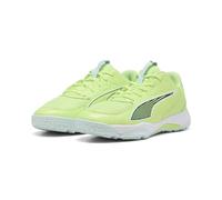 PUMA Zapatillas de Balonmano Unisex Accelerate Jr 4 para niños, Fizzy Light Green Terrain Puma White, 36 EU