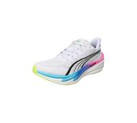 PUMA Zapatillas de correr para hombre 3121233, Blanco Rosa Veneno Ultra Azul, 40.5 EU