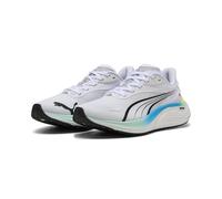 PUMA Zapatillas de correr para mujer Electrify Nitro 4 Wn, White Mint Melt Speed Blue Green, 38 EU