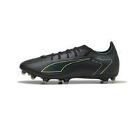 PUMA Ultra 6 Match FG/AG, Zapatillas de fútbol Unisex Adulto, Black Fizzy Light Green Terrain, 43 EU