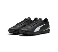 PUMA Vitoria II TT, Zapatillas de fútbol Hombre, Negro, Blanco, 42.5 EU