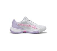 Puma Zapatillas de pádel de mujer Nova Court Puma. Blanco / Violeta 36/3.5