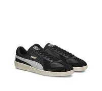 PUMA Zapatillas de piel Army Trainer. Color Negro/Blanco