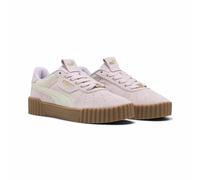 PUMA Zapatillas de piel Carina 3.0 Luxe. Color rosa/blanco