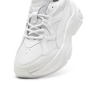 PUMA Zapatillas de piel Sophyr para mujer, Calzado, Blanco, 40 40
