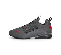 PUMA Zapatillas de Running Hombre Axelion Refresh 42.5, Black Cool Dark Gray Red