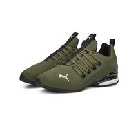 PUMA Zapatillas de Running Hombre Axelion Refresh 48.5, Green Moss Black Feather Gray
