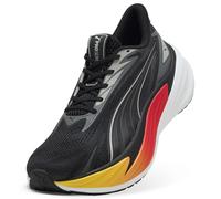 PUMA Maxima Pro - Tenis Unisex para Correr de Carretera, Color Negro, Rojo, Amarillo y Blanco, Talla 11 de Reino Unido, Puma Negro Puma Rojo Amarillo Sizzle Puma White, 46 EU