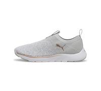 PUMA Zapatillas de running Softride Remi de punto sin cordones para mujer, Calzado, Gris, 40.5