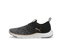PUMA Zapatillas de running Softride Remi de punto sin cordones para mujer, Calzado, Negro, 40.5