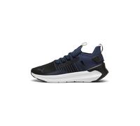 PUMA Softride Symmetry Fuzion, Road Running Shoe Unisex Adulto, Black-Club Navy White, 40.5 EU