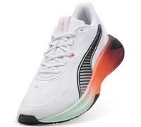 Puma Tenis Unisex PWR Hybrid TrCross, Puma Blanco Brillante Rojo rubí Brillante Menta derretida, 44.5 EU