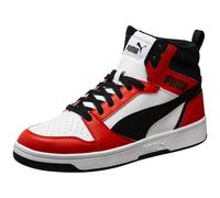 PUMA Rebound V6, Zapatillas Unisex adulto, Puma White Puma Black For All Time Red, 37 EU