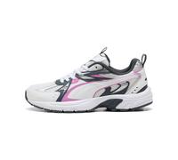 Puma Milenio Tech - Tenis Unisex Color Blanco-Malva Pop-Gris Fuerte, Talla 7.5 de Reino Unido, Puma Blanco Malva Pop Gris Fuerte, 41 EU