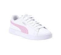PUMA Zapatillas deportivas, blanco con detalle rosa, diseño clásico con logotipo lateral, Color blanco., 37.5 EU