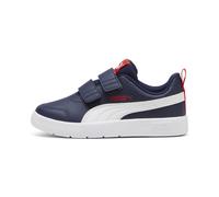 Puma Unisex Kids COURTFLEX V3 V PS Sneaker, Puma Navy-Puma White-Puma Red, 34 EU