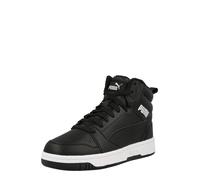 PUMA Rebound V6 Mid WTR JR, Zapatillas, Shadow Gray Black White, 37.5 EU