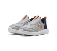 PUMA Zapatillas Fun Racer 2 SLIPTECH™ Niños 31, Gray Echo Vermillion Navy Orange Blue