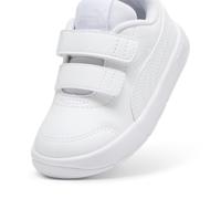 PUMA Unisex Kids COURTFLEX V3 V INF Sneaker, PUMA White-PUMA White-Silver Mist, 24 EU