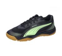 PUMA Zapatillas juveniles para deportes de interior Solarflash III, Black-Fizzy Apple, 34 EU