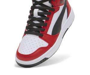 PUMA Zapatillas juveniles Rebound V6 Mid, Calzado, Blanco, 35.5 35.5