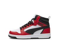 PUMA Zapatillas juveniles Rebound V6 Mid, Calzado, Blanco, 37.5