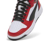 PUMA Zapatillas juveniles Rebound V6 Mid, Calzado, Blanco, 38.5 38.5