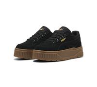 PUMA Zapatillas Karmen II Idol Suede Mujer 38.5 Black Gold ┃Zapatillas básicas para Mujer