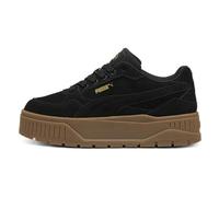 PUMA Zapatillas Karmen II Idol Suede Mujer 41 Black Gold ┃Zapatillas básicas para Mujer