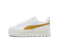 PUMA Zapatillas Mayze Lux Mujer 40 White Archive Gold Yellow