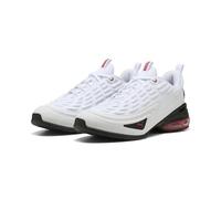 PUMA Zapatillas Meza Unisex 41, White Black For All Time Red