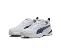 PUMA Zapatillas Milenio Tech 2000 Unisex 37.5, White Persian Blue Silver Metallic