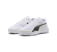 PUMA SOLARFLASH III JR, Indoor Court Shoe, White Black, 38 EU