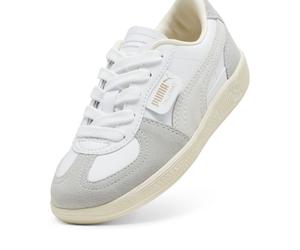 PUMA Zapatillas Palermo Leather para niños, Calzado, Blanco, 32 32