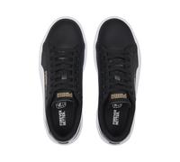 PUMA Zapatillas para mujer Smash Platform v3, Calzado, Negro/Blanco/Dorado, 38.5 38.5