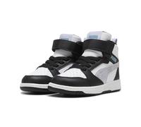 Zapatillas puma rebound v6 mid negro lilac bebés 24
