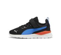 PUMA Anzarun Lite Kids Sneaker 32, Black Hyperlink Blue White Redmazing