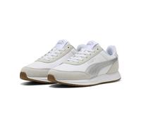 PUMA Zapatillas R78 Lightwind Unisex 44, White Silver Gum Metallic Beige