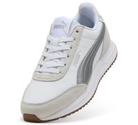 PUMA Zapatillas R78 Lightwind Unisex 37, White Silver Gum Metallic Beige