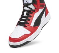 PUMA Rebound V6, Zapatillas Unisex adulto, Puma White Puma Black For All Time Red, 38 EU