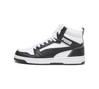 PUMA Rebound V6, Zapatillas Unisex adulto, Puma White Puma Black Shadow Gray Puma White, 38.5 EU