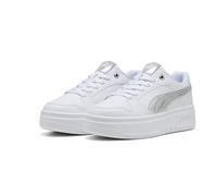 PUMA Zapatillas Rebound Femme Low Metallic Mujer 40, White Silver Feather Gray Metallic