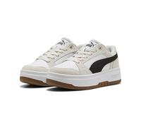 PUMA Zapatillas Rebound Femme Low Suede Mujer 35.5, White Black Frosted Ivory